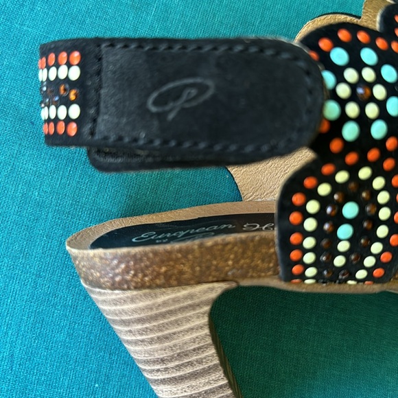 PENELOPE CHILVERS European Heels. Womens Multicolored High Heeled Strap Sandals - Picture 9 of 12